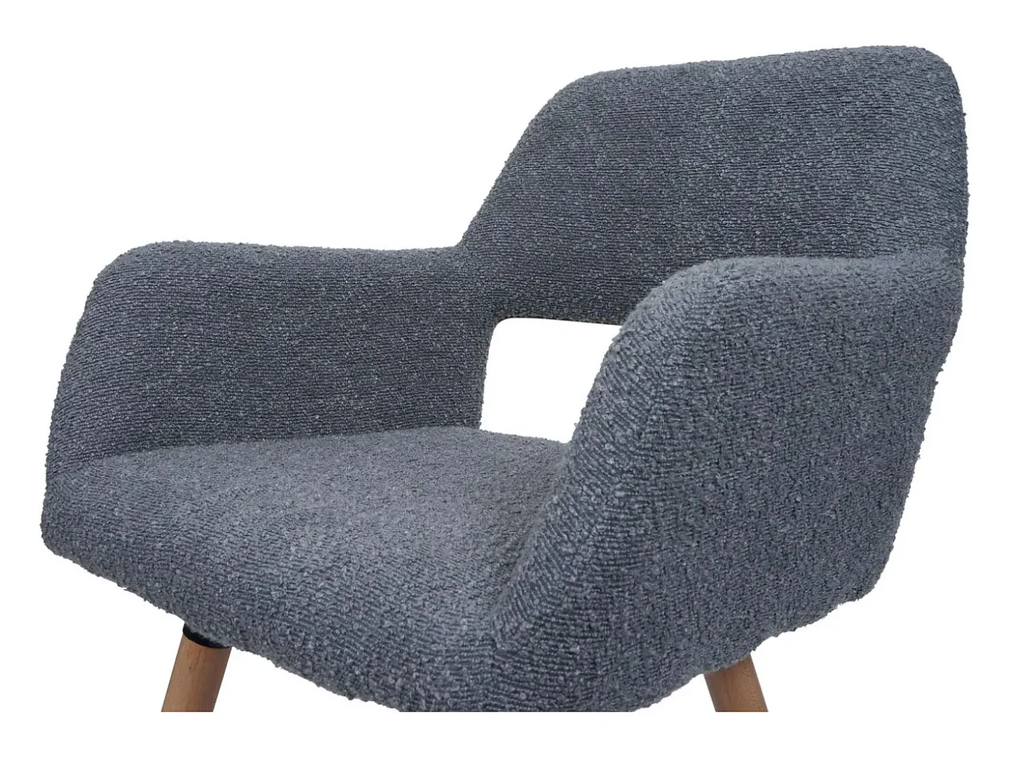 Silla de comedor MCW-A50 II, gris oscuro