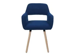 Silla de comedor MCW-A50 II, azul