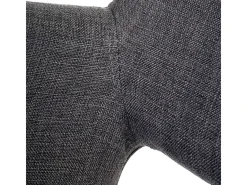 Silla de comedor MCW-A50 II (juego de 6), textil, gris, patas claras