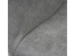 Silla de comedor MCW-A50 II (juego de 6), textil, vintage gris hormigón, patas ligeras