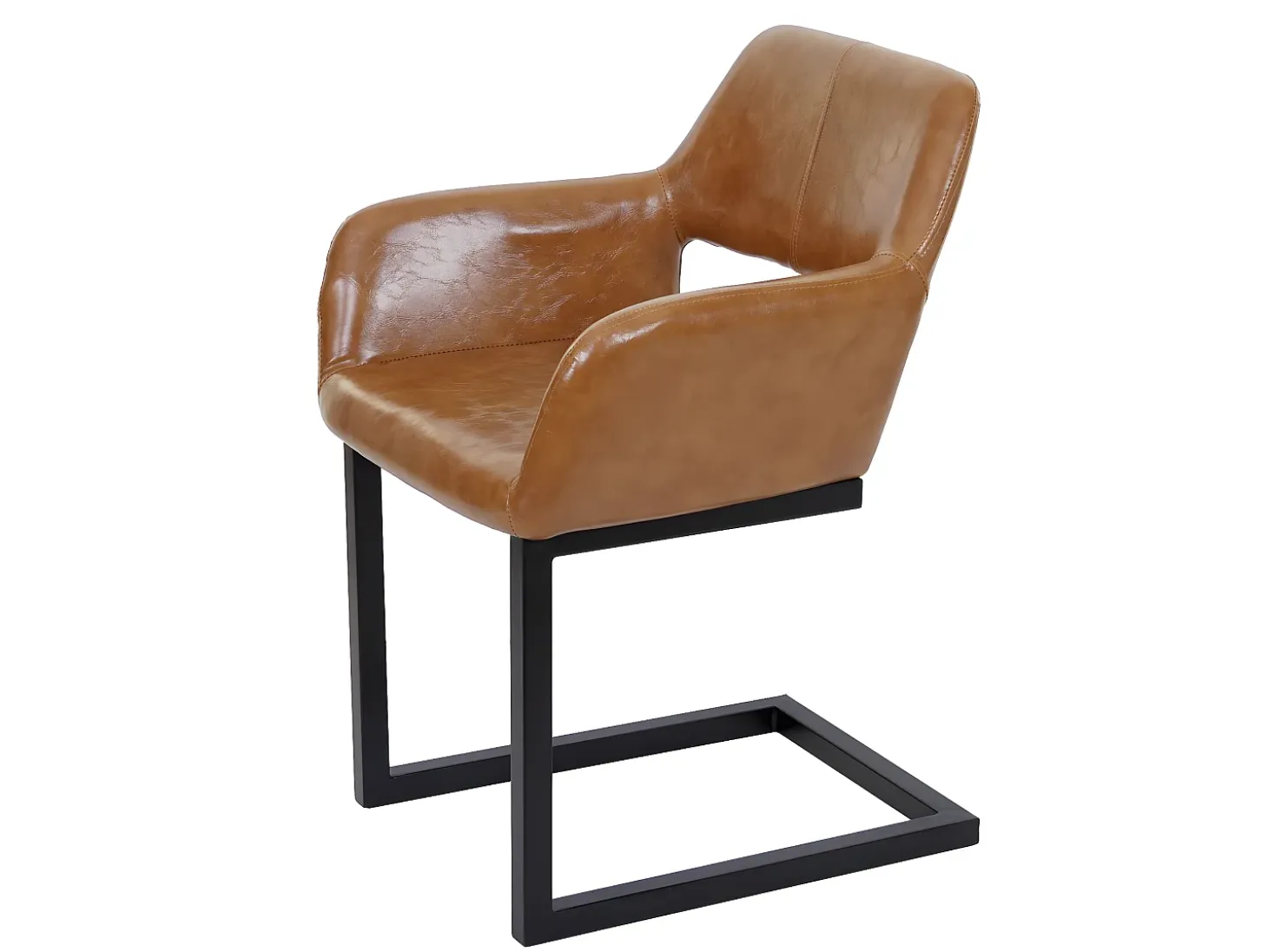 Silla de comedor MCW-A50 II, imitación cuero, imitación ante