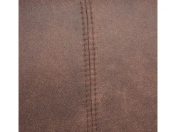 Silla de comedor MCW-A50 II (juego de 6), textil, vintage marrón, patas claras
