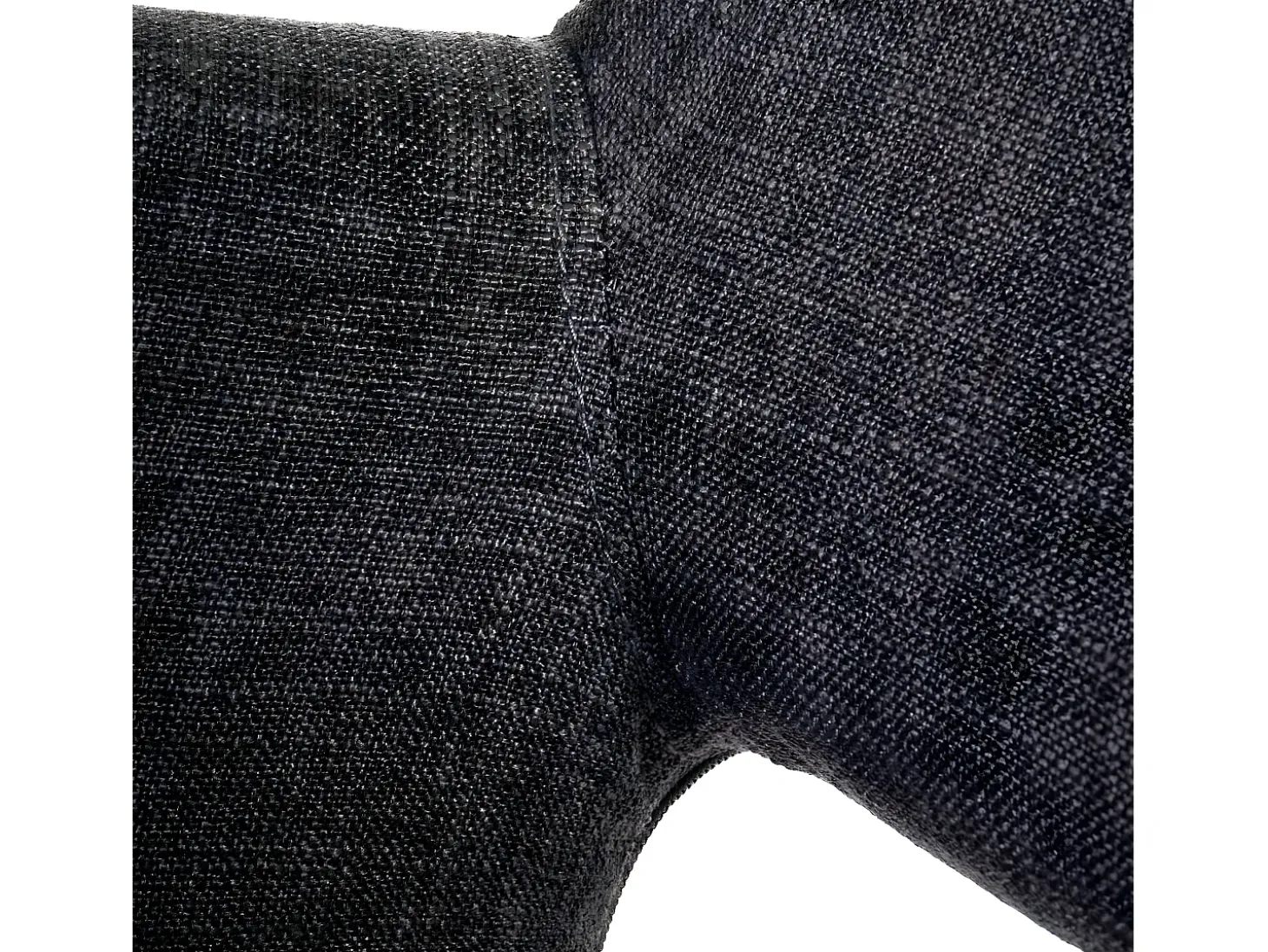 Silla de comedor MCW-A50 II, textil, gris oscuro, patas claras