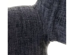 Silla de comedor MCW-A50 II (juego de 6), textil, gris, patas oscuras
