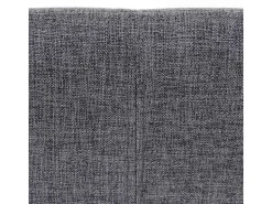 Silla de comedor MCW-A50 II (juego de 6), textil, gris, patas oscuras