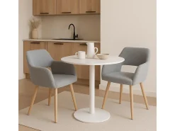 Silla de comedor MCW-A50 II, gris
