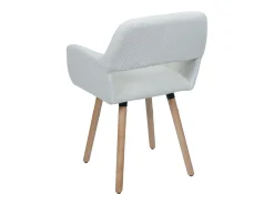 Silla de comedor MCW-A50 II (juego de 6), blanco crema