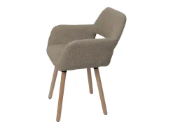 Silla de comedor MCW-A50 II, taupe