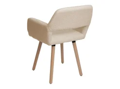 Silla de comedor MCW-A50 II (juego de 6), beige