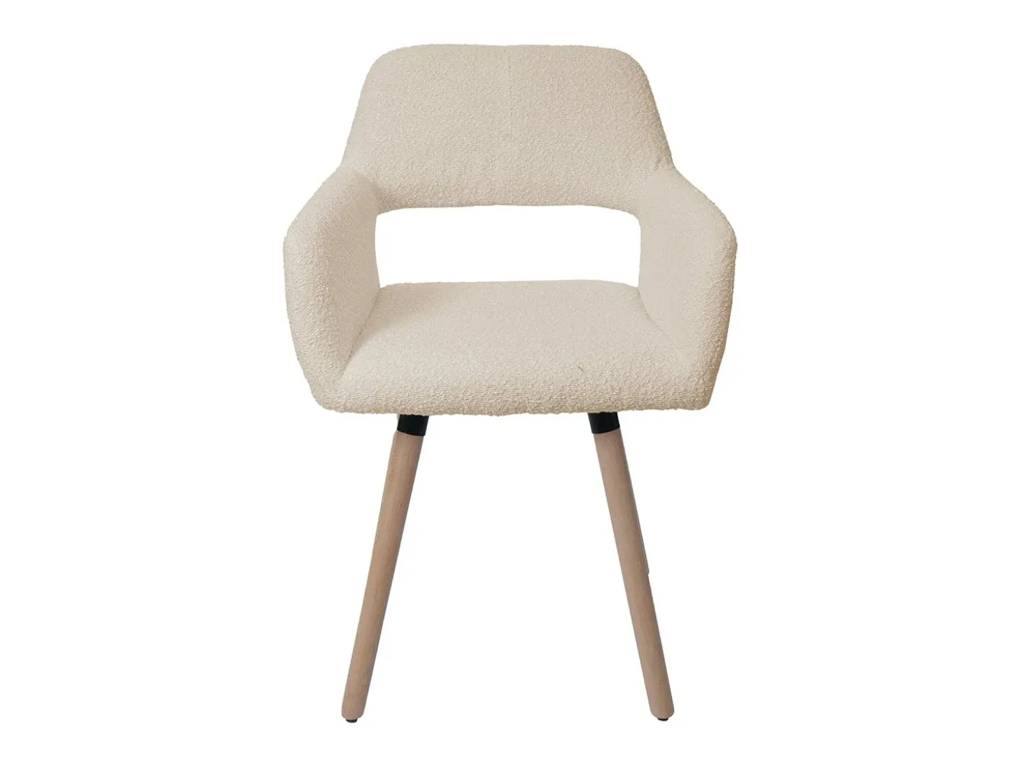 Silla de comedor MCW-A50 II (juego de 6), beige
