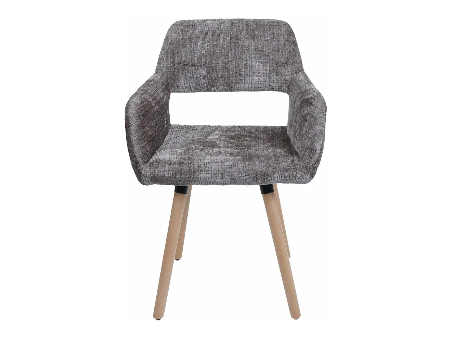 Silla de comedor MCW-A50 II (juego de 6), marrón
