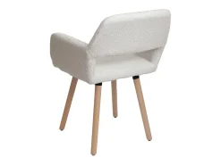 Silla de comedor MCW-A50 II (juego de 6), crema