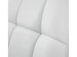 Silla de comedor MCW-A60 (juego de 6), polipiel blanca