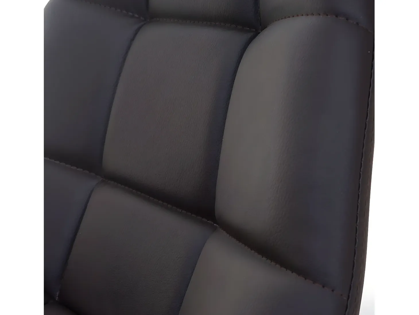 Silla de comedor MCW-A60 (set de 2), polipiel marrón