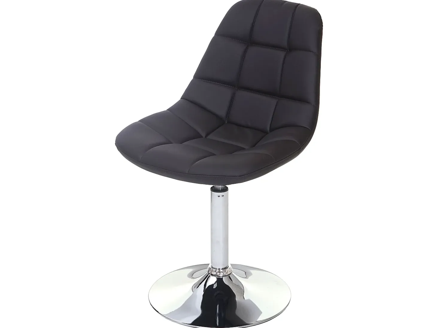 Silla de comedor MCW-A60 (set de 2), polipiel marrón