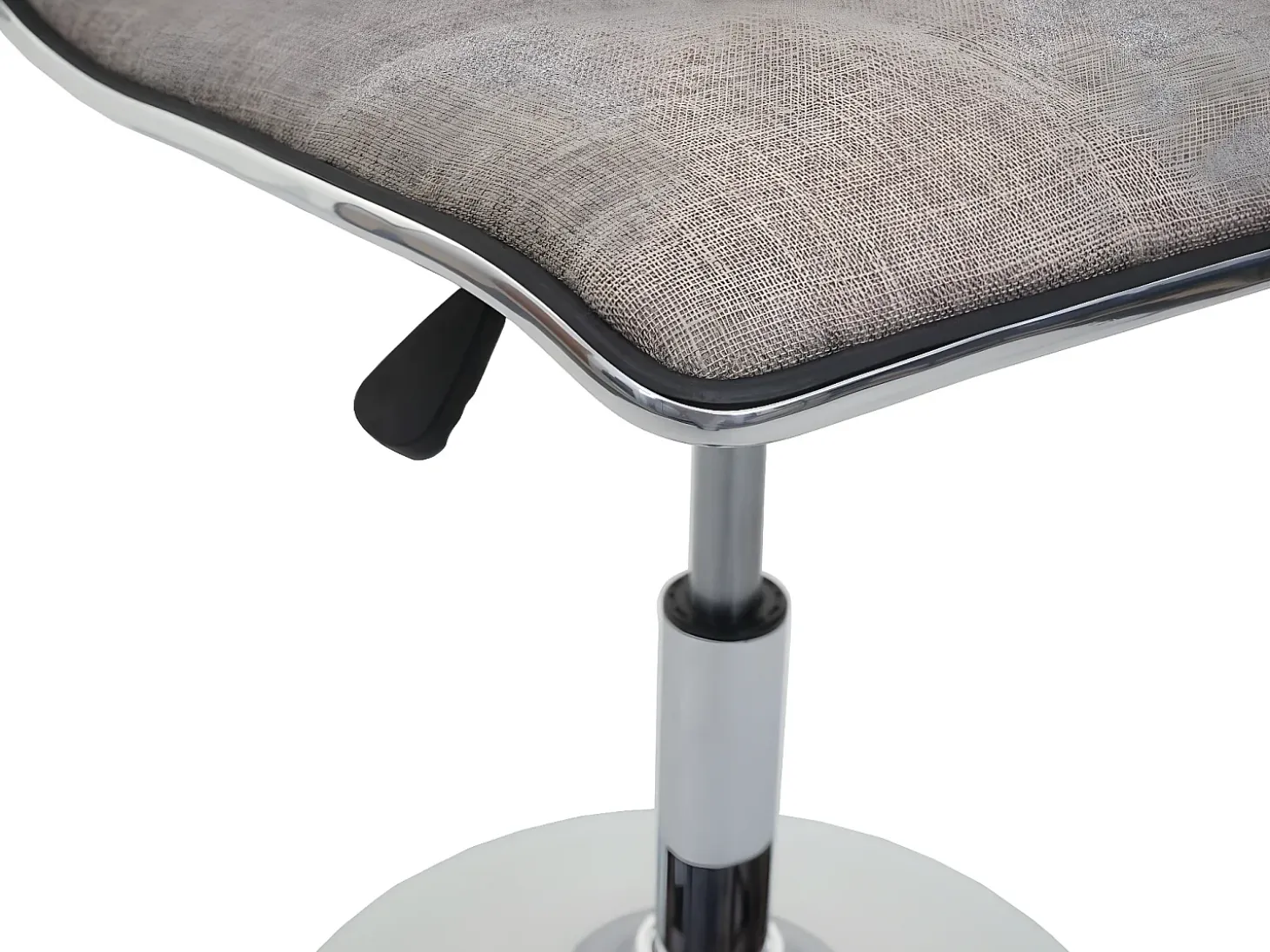 Silla de comedor MCW-C41 (juego de 6), crema-gris