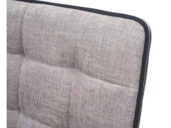 Silla de comedor MCW-C41 (juego de 2), crema-gris