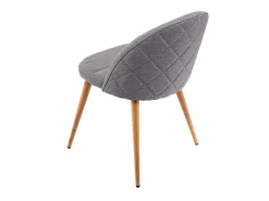 Silla de comedor MCW-D53 (juego de 6), gris oscuro
