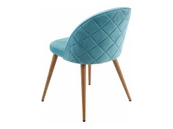 Silla de comedor MCW-D53 (juego de 6), turquesa