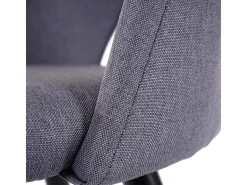 Silla de comedor MCW-D73 (set de 2), gris oscuro