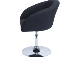 Silla de comedor MCW-F19, tela/textil antracita