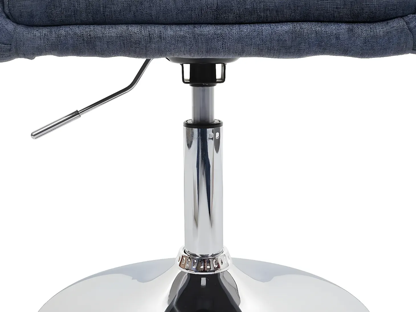 Silla de comedor MCW-F19 (juego de 6), tela/textil gris oscuro