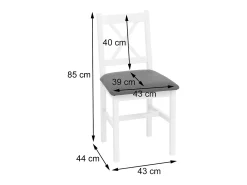 Silla de comedor MCW-F77 (juego de 2), tapizado natural terracota