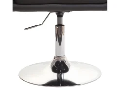 Silla de comedor MCW-F19 (juego de 6), polipiel gris