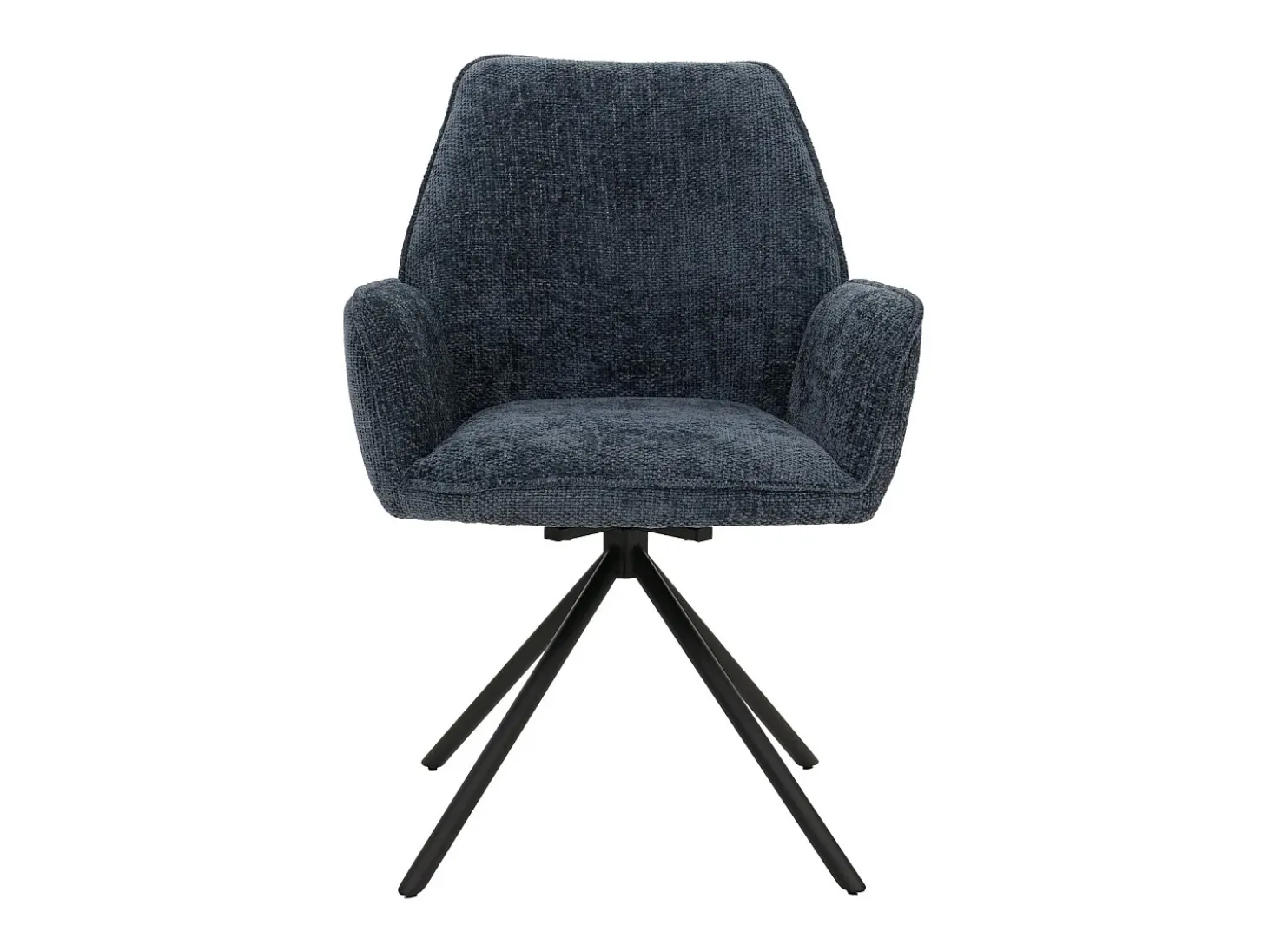 Silla de comedor MCW-G67, azul oscuro