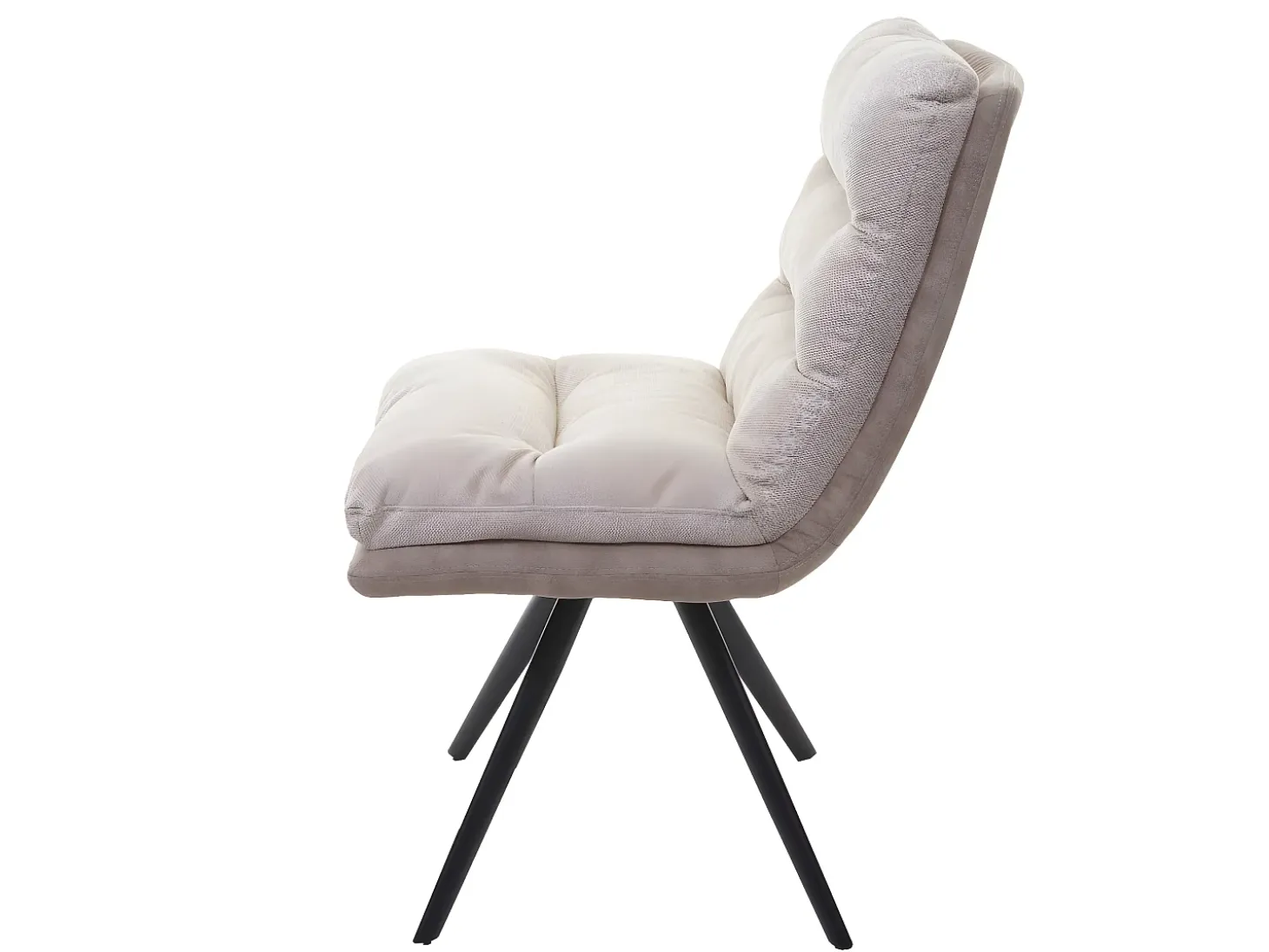Silla de comedor MCW-G66, crema