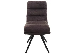 Silla de comedor MCW-G66, marrón-marrón oscuro