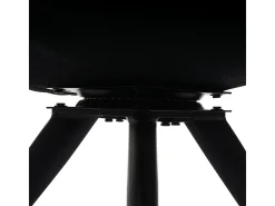 Silla de comedor MCW-G66, marrón-marrón oscuro