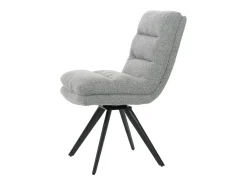 Silla de comedor MCW-G66 Bouclé, gris claro