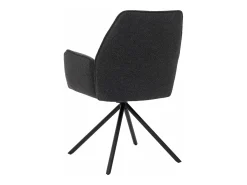 Silla de comedor MCW-G67 Bouclé, gris oscuro