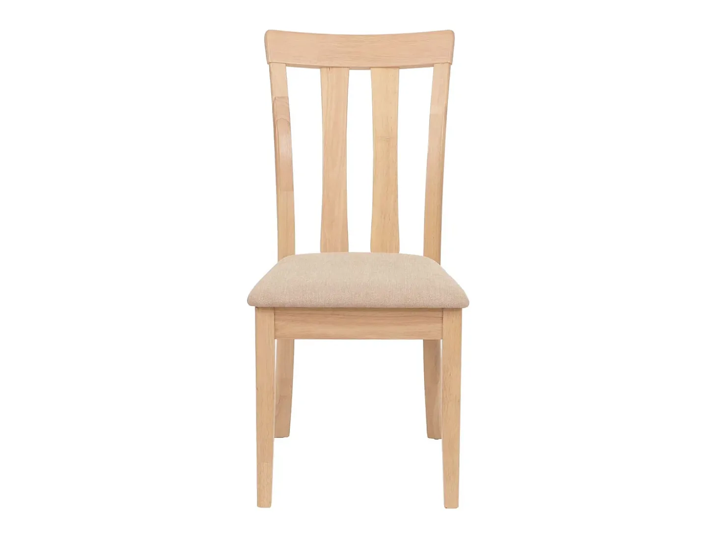 Silla de comedor MCW-G46 (juego de 2), estructura en color natural, beige