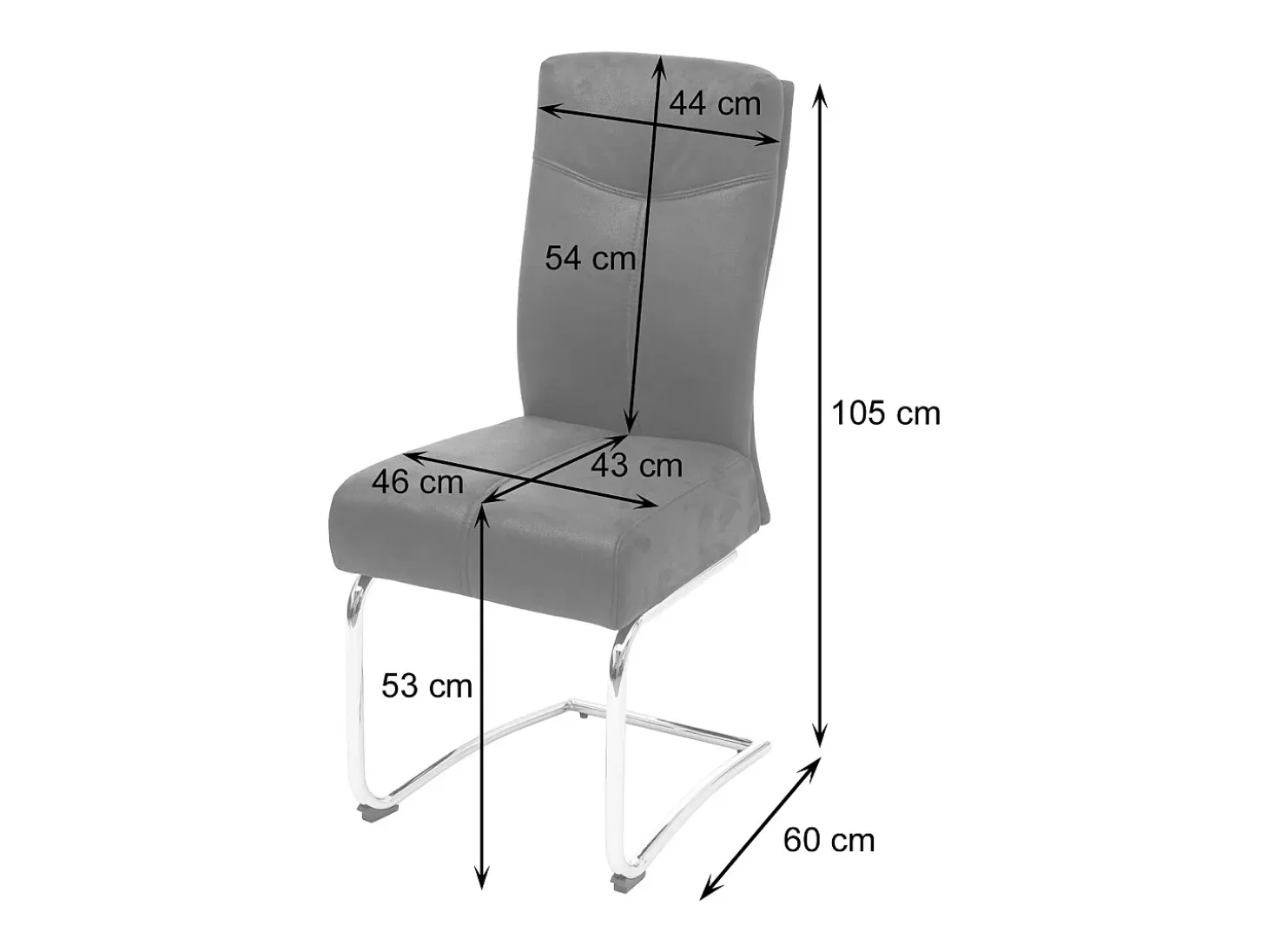 Silla de comedor MCW-G56 (juego de 6), marrón