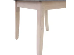 Silla de comedor MCW-G46 (juego de 2), estructura clara, gris