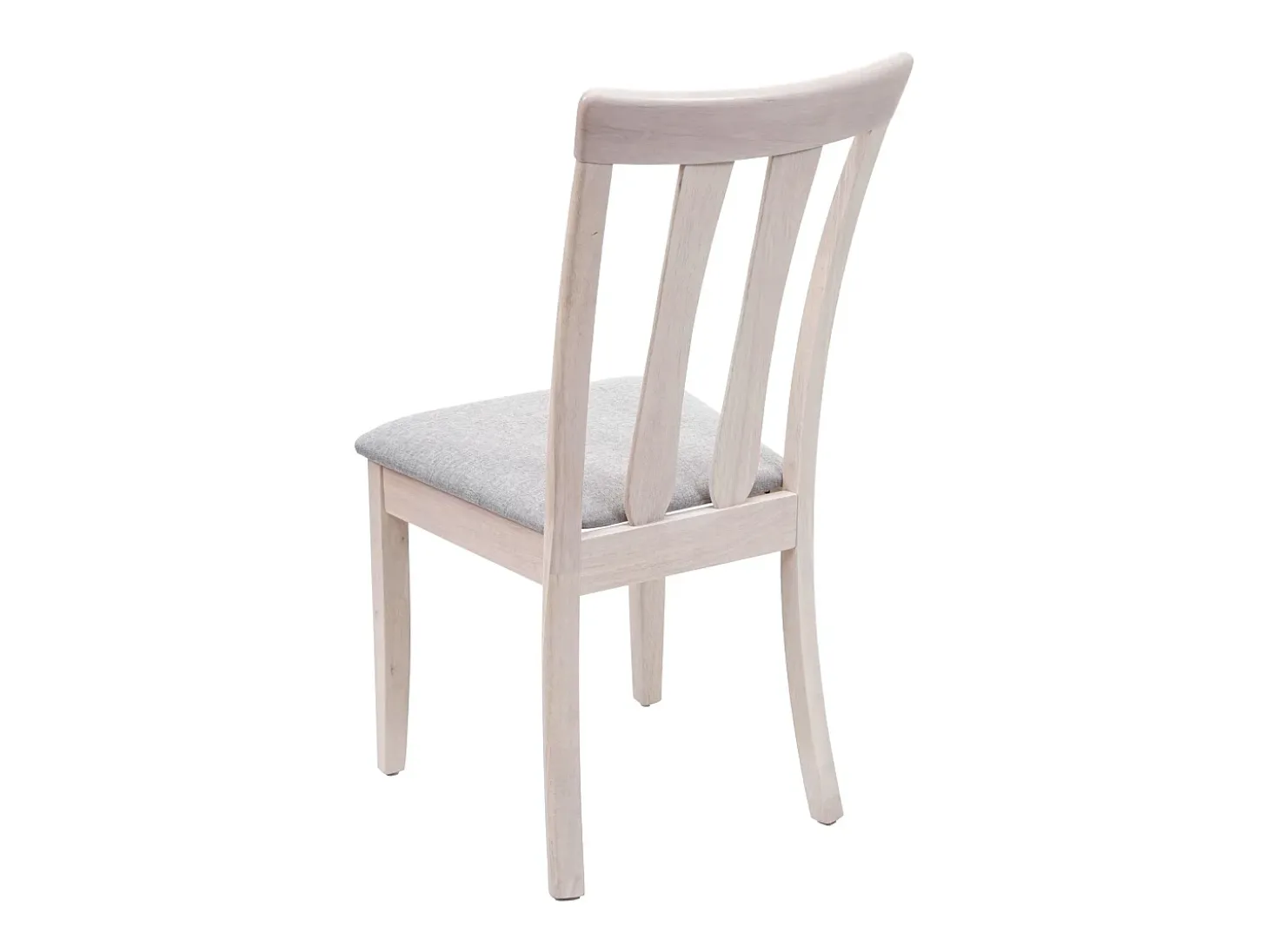 Silla de comedor MCW-G46 (juego de 2), estructura clara, gris