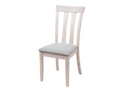 Silla de comedor MCW-G46 (juego de 2), estructura clara, gris