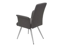 Silla de comedor MCW-G55 (juego de 6), gris-marrón