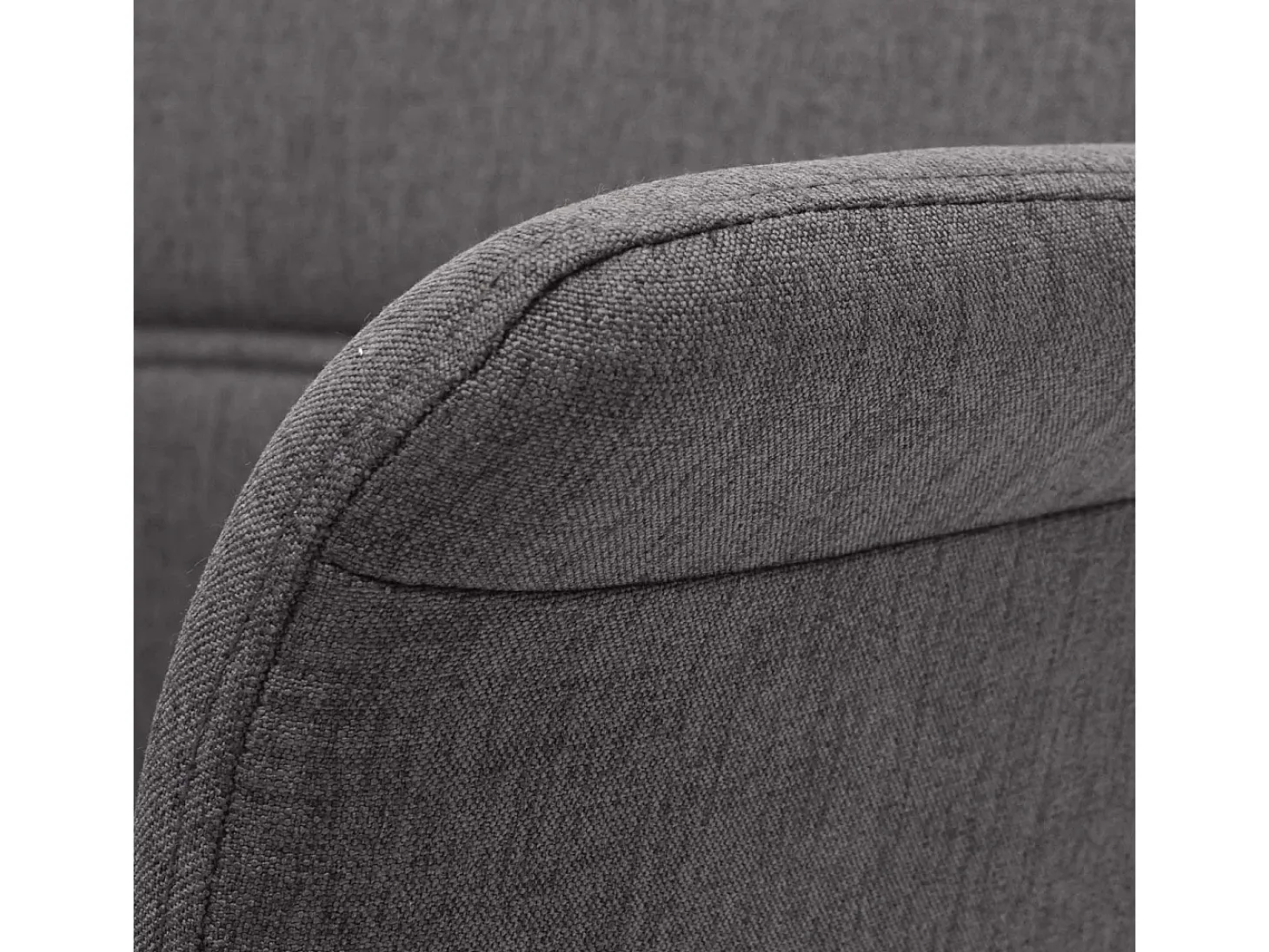 Silla de comedor MCW-G55 (juego de 6), gris-marrón
