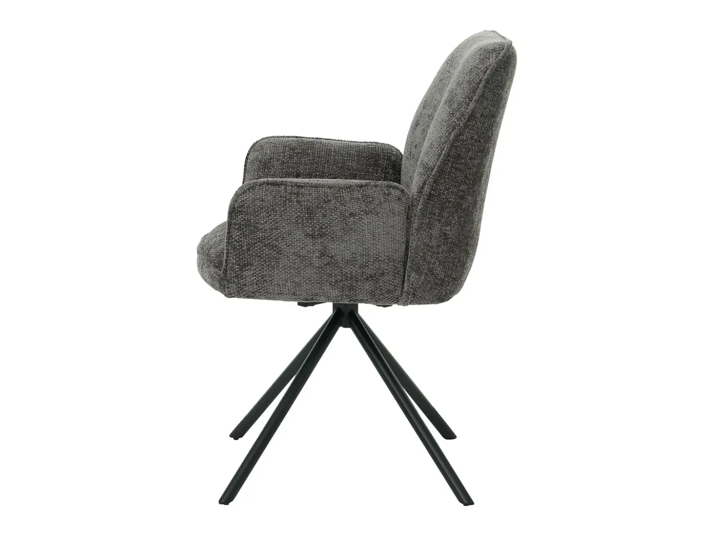 Silla de comedor MCW-G67 (juego de 6), gris oscuro