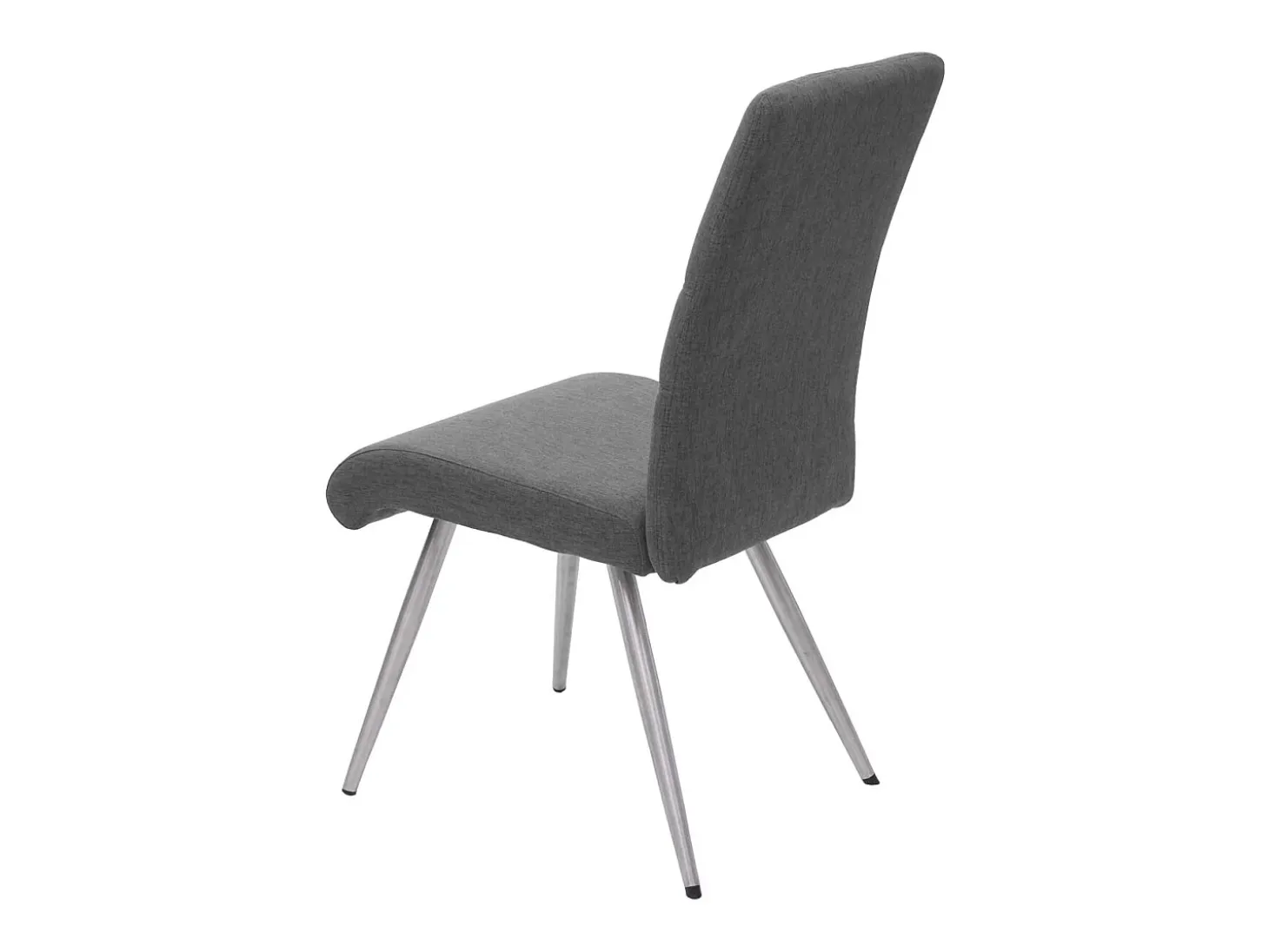 Silla de comedor MCW-G55 (set de 2), gris-marrón