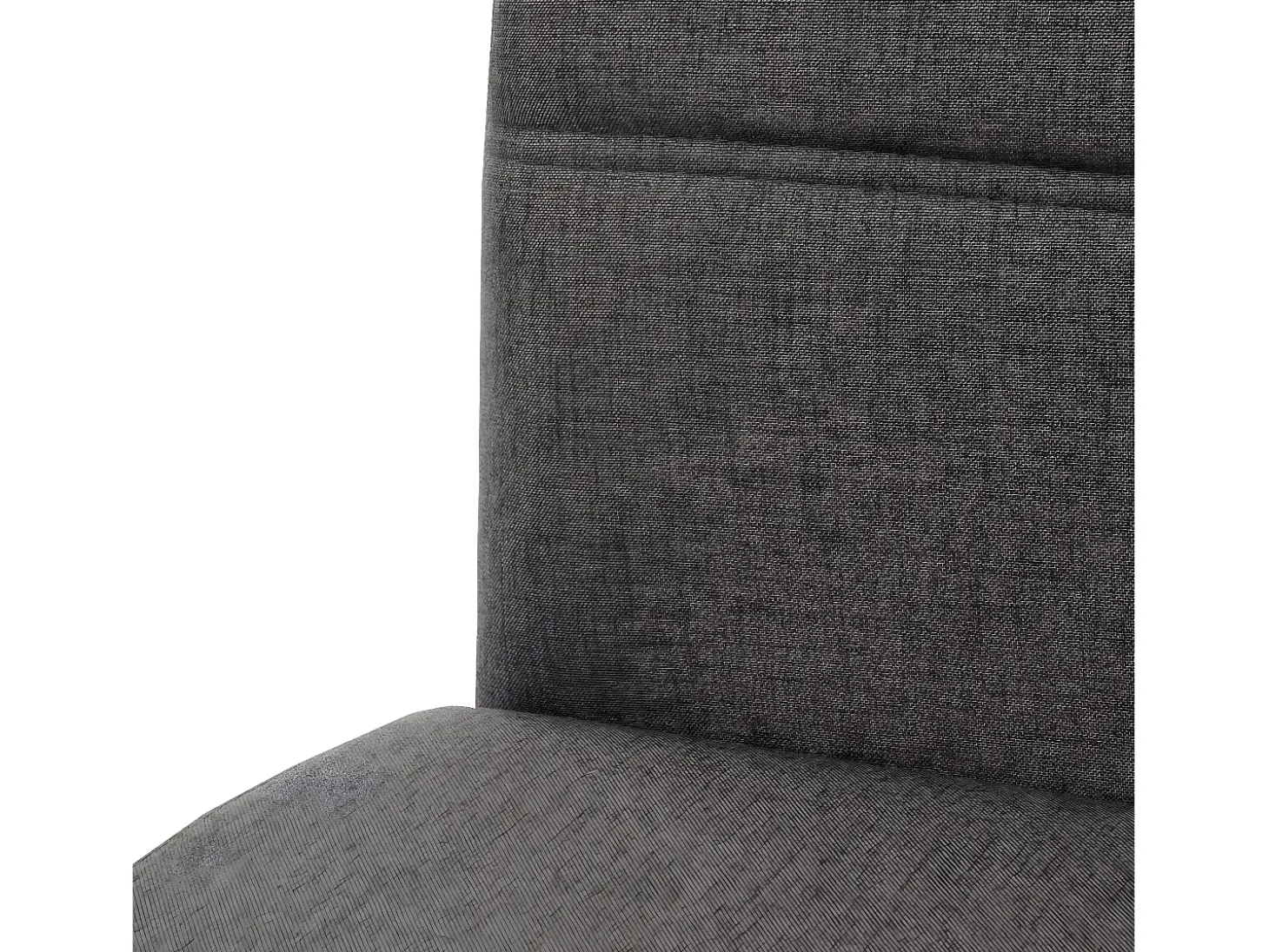 Silla de comedor MCW-G55 (set de 2), gris-marrón