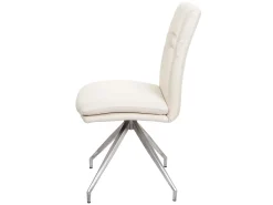 Silla de comedor MCW-H70 (juego de 6), crema-beige