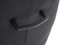 Silla de comedor MCW-H71 (juego de 6) giratoria, gris oscuro