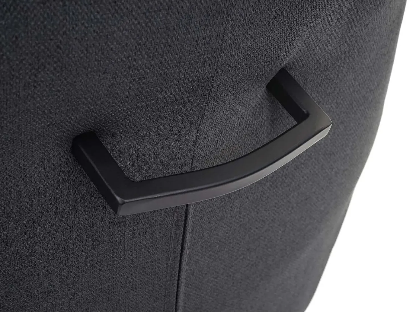 Silla de comedor MCW-H71 (juego de 6) giratoria, gris oscuro
