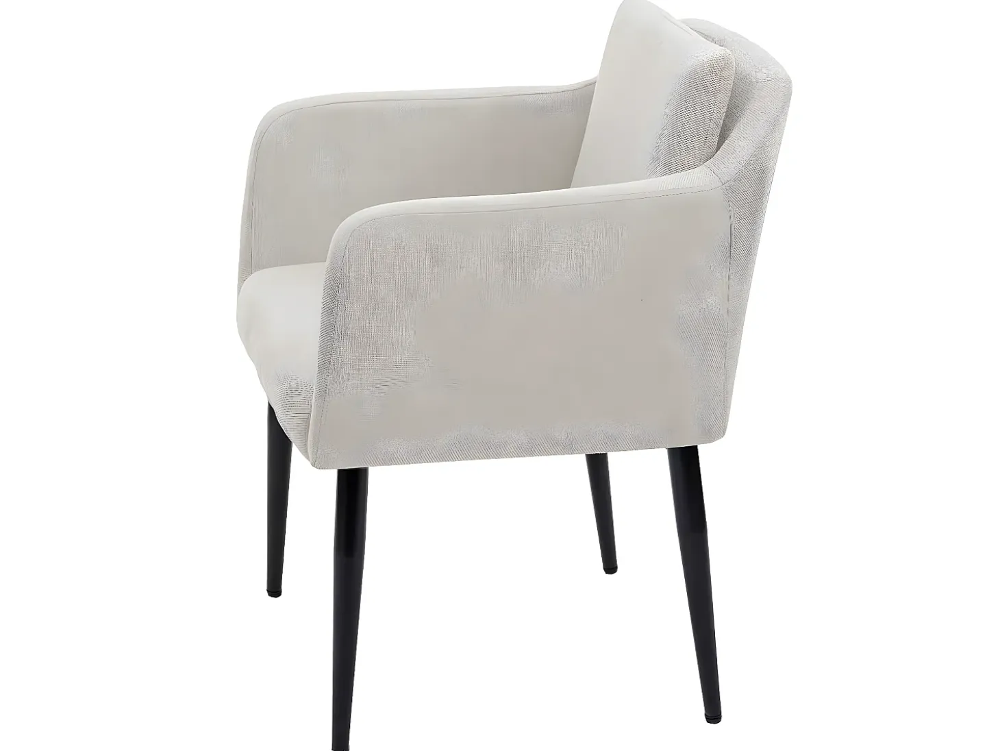 Silla de comedor MCW-H93 (juego de 6), tela/textil crema-beige