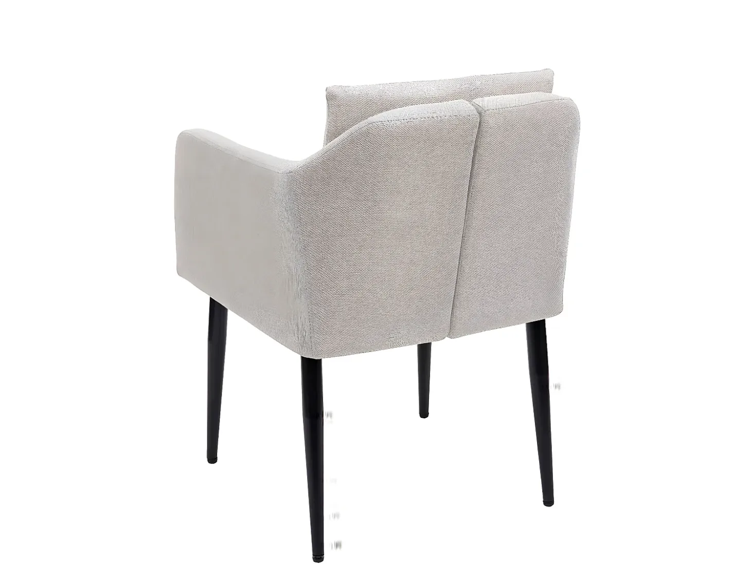 Silla de comedor MCW-H93 (juego de 6), tela/textil crema-beige