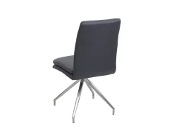 Silla de comedor MCW-H70 (juego de 6), gris oscuro